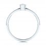 14k White Gold Solitaire Marquise Diamond Engagement Ring - Front View -  106271 - Thumbnail