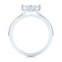  Platinum Platinum Solitaire Princess Cut Diamond Engagement Ring - Front View -  106638 - Thumbnail