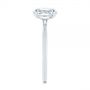  Platinum Platinum Solitaire Rose Cut Diamond Engagement Ring - Side View -  105186 - Thumbnail