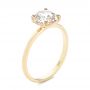 18k Yellow Gold 18k Yellow Gold Solitaire Rose Cut Diamond Engagement Ring - Three-Quarter View -  105186 - Thumbnail