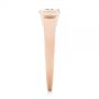 14k Rose Gold 14k Rose Gold Solitaire Semi-bezel Diamond Engagement Ring - Side View -  104583 - Thumbnail