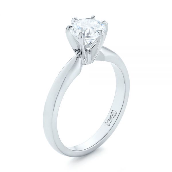 Solitaire Six Prong Engagement Ring #104096 - Seattle Bellevue | Joseph ...