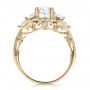 14k Yellow Gold 14k Yellow Gold Split Shank Baguette Diamond Engagement Ring - Vanna K - Front View -  100071 - Thumbnail