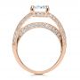 18k Rose Gold 18k Rose Gold Split Shank Diamond Engagement Ring - Parade - Front View -  172 - Thumbnail