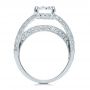  Platinum Platinum Split Shank Diamond Engagement Ring - Parade - Front View -  172 - Thumbnail