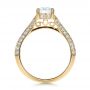 18k Yellow Gold 18k Yellow Gold Split Shank Diamond Engagement Ring - Front View -  100396 - Thumbnail