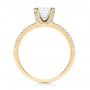 14k Yellow Gold 14k Yellow Gold Split Shank Diamond Engagement Ring - Front View -  103076 - Thumbnail