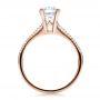 14k Rose Gold 14k Rose Gold Split Shank Engagement Ring - Vanna K - Front View -  100090 - Thumbnail