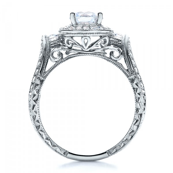 Split shank filigree engagement rings