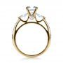 14k Yellow Gold 14k Yellow Gold Tension Set Diamond Engagement Ring - Front View -  1272 - Thumbnail