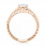 14k Rose Gold 14k Rose Gold Three-stone Diamond Engagement Ring - Front View -  102674 - Thumbnail