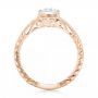 14k Rose Gold 14k Rose Gold Three-stone Diamond Engagement Ring - Front View -  102674 - Thumbnail