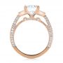 14k Rose Gold 14k Rose Gold Three-stone Diamond Engagement Ring - Front View -  103774 - Thumbnail