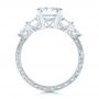  Platinum Platinum Three Stone Diamond Engagement Ring - Front View -  106519 - Thumbnail