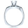 18k White Gold 18k White Gold Three Stone Diamond Engagement Ring - Front View -  214 - Thumbnail