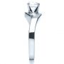  Platinum Platinum Three Stone Diamond Engagement Ring - Side View -  214 - Thumbnail