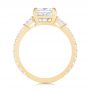 14k Yellow Gold 14k Yellow Gold Three Stone Diamond Engagement Ring - Front View -  105853 - Thumbnail