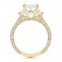 14k Yellow Gold 14k Yellow Gold Three Stone Diamond Engagement Ring - Front View -  106617 - Thumbnail