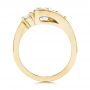 18k Yellow Gold 18k Yellow Gold Three Stone Diamond Engagement Ring - Front View -  106683 - Thumbnail