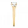 14k Yellow Gold 14k Yellow Gold Three Stone Diamond Engagement Ring - Side View -  100329 - Thumbnail