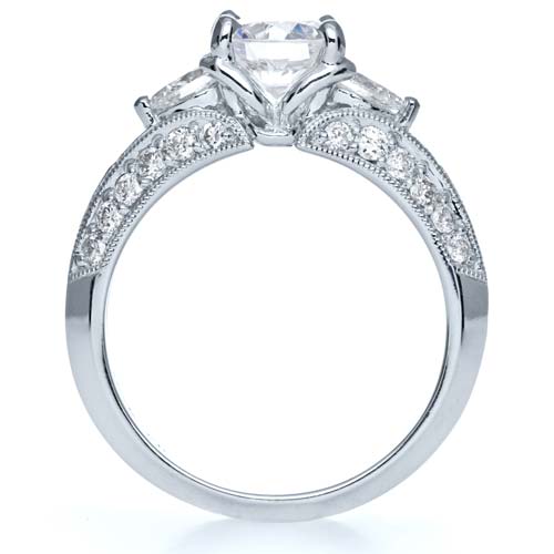 Three Stone Diamond Engagement Ring #162 - Seattle Bellevue | Joseph ...