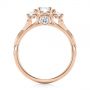 14k Rose Gold 14k Rose Gold Three-stone Diamond Infinity Engagement Ring - Front View -  104658 - Thumbnail