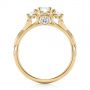 14k Yellow Gold 14k Yellow Gold Three-stone Diamond Infinity Engagement Ring - Front View -  104658 - Thumbnail