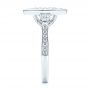  Platinum Platinum Three Stone Marquise Diamond Engagement Ring - Side View -  106658 - Thumbnail