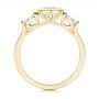 14k Yellow Gold 14k Yellow Gold Three Stone Marquise Diamond Engagement Ring - Front View -  106658 - Thumbnail