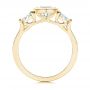 18k Yellow Gold 18k Yellow Gold Three Stone Marquise Diamond Engagement Ring - Front View -  106658 - Thumbnail