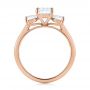 14k Rose Gold 14k Rose Gold Three-stone Diamond Engagement Ring - Front View -  103898 - Thumbnail
