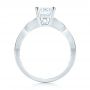  Platinum Platinum Three-stone Diamond Engagement Ring - Front View -  103064 - Thumbnail