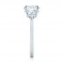 14k White Gold 14k White Gold Three-stone Diamond Engagement Ring - Side View -  104169 - Thumbnail