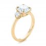 14k Yellow Gold 14k Yellow Gold Three-stone Diamond Engagement Ring - Three-Quarter View -  104169 - Thumbnail
