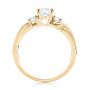 14k Yellow Gold 14k Yellow Gold Three-stone Diamond Engagement Ring - Front View -  103100 - Thumbnail