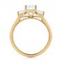 18k Yellow Gold 18k Yellow Gold Three-stone Diamond Engagement Ring - Front View -  103898 - Thumbnail