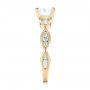 14k Yellow Gold 14k Yellow Gold Three-stone Diamond Engagement Ring - Side View -  103064 - Thumbnail