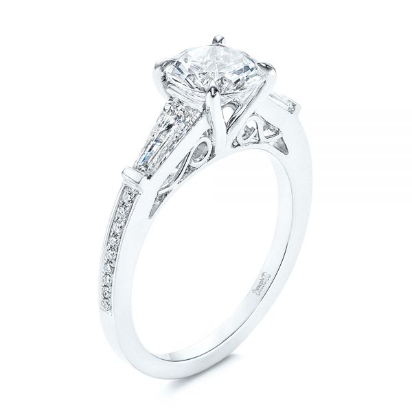 Three-stone Tapered Baguette Diamond Engagement Ring - reference design