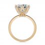 14k Rose Gold 14k Rose Gold Tulip Head Diamond Engagement Ring - Front View -  107591 - Thumbnail