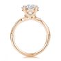 14k Rose Gold 14k Rose Gold Twist Shank Diamond Engagement Ring - Front View -  107771 - Thumbnail