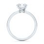  Platinum Platinum Twisted Prongs Solitaire Engagement Ring - Front View -  107213 - Thumbnail