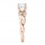 18k Rose Gold And Platinum 18k Rose Gold And Platinum Two-tone Diamond Engagement Ring - Side View -  103107 - Thumbnail