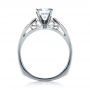 14k White Gold And Platinum 14k White Gold And Platinum Two-tone Diamond Engagement Ring - Front View -  1205 - Thumbnail