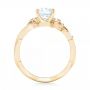 18k Yellow Gold And 14K Gold 18k Yellow Gold And 14K Gold Two-tone Diamond Engagement Ring - Front View -  102844 - Thumbnail