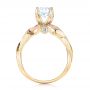 18k Yellow Gold And 14K Gold 18k Yellow Gold And 14K Gold Two-tone Diamond Engagement Ring - Front View -  103107 - Thumbnail