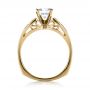 18k Yellow Gold And 14K Gold 18k Yellow Gold And 14K Gold Two-tone Diamond Engagement Ring - Front View -  1205 - Thumbnail