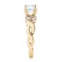 18k Yellow Gold And 18K Gold 18k Yellow Gold And 18K Gold Two-tone Diamond Engagement Ring - Side View -  103107 - Thumbnail
