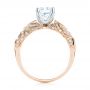 14k Rose Gold And 18K Gold 14k Rose Gold And 18K Gold Two-tone Diamond Engagement Ring - Front View -  103106 - Thumbnail