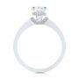 14k White Gold 14k White Gold Two-tone Diamond Engagement Ring - Front View -  105130 - Thumbnail