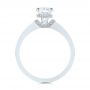 14k White Gold 14k White Gold Two-tone Diamond Engagement Ring - Front View -  105130 - Thumbnail